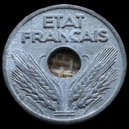 Coin France - 1942 - 10 centimes Etat français grand module (N1305) - Picture 3 of 3