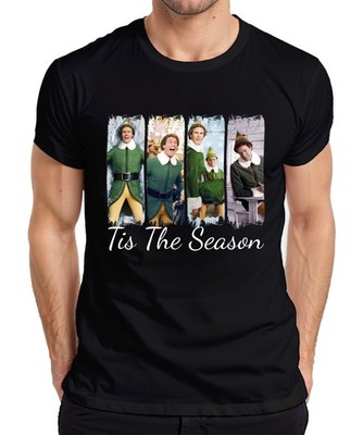 Tis The Season Buddy Elf Weihnachten lustig Geschenk Retro Film Herren T-Shirt