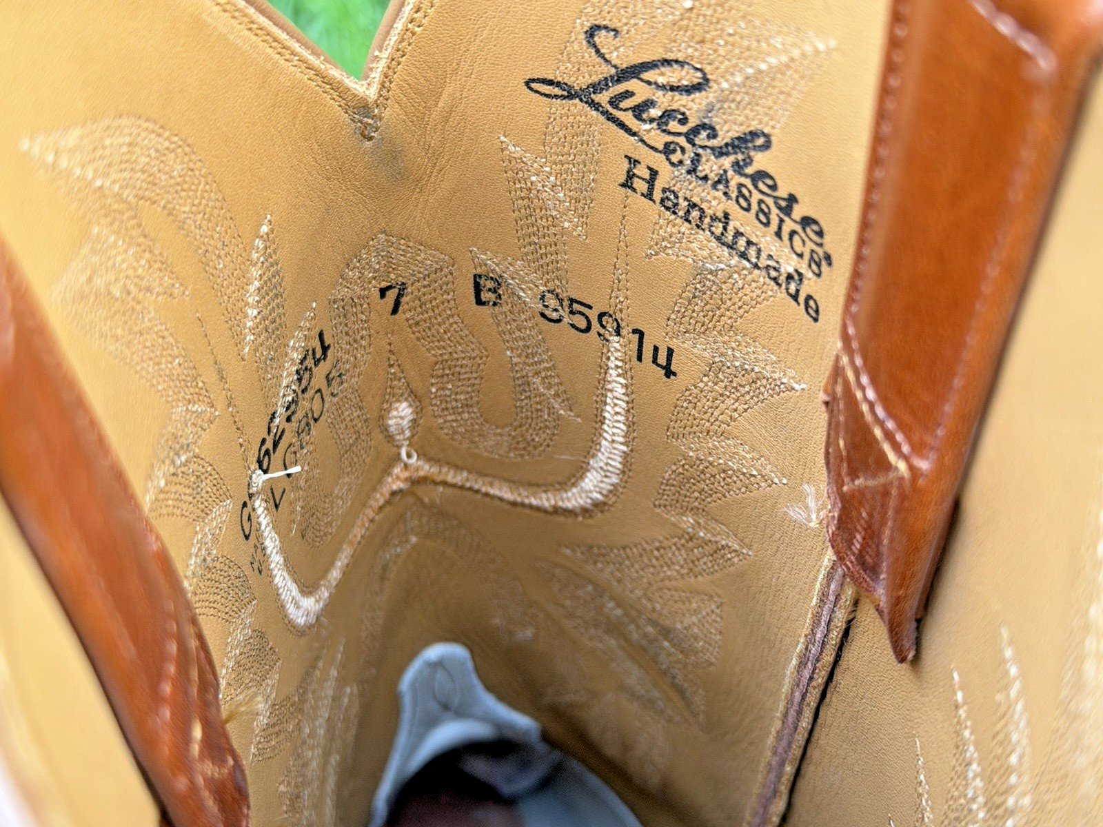 Lucchese Classics Handmade Python Snakeskin Sz 7B… - image 12