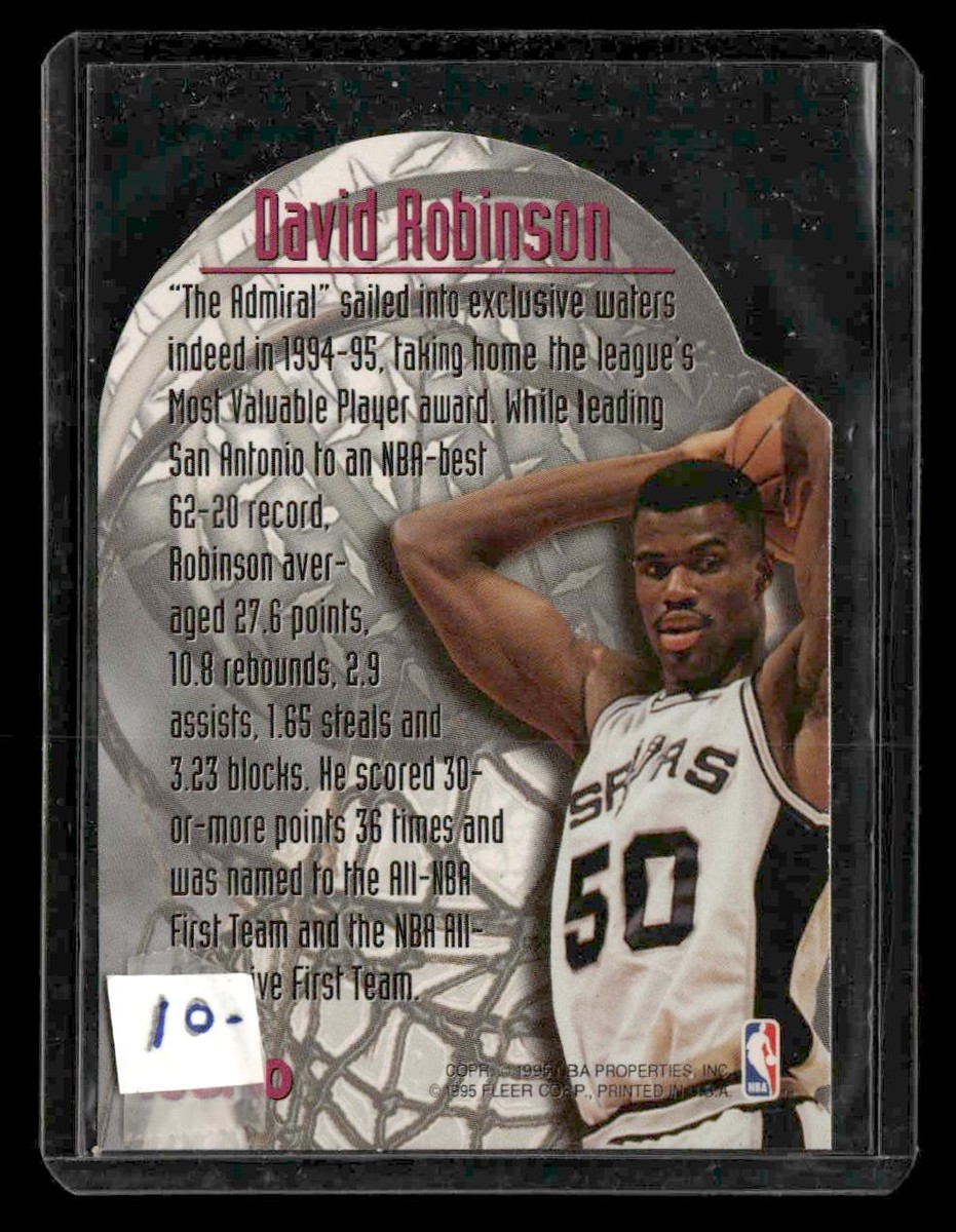 1995-96 Metal #10 David Robinson Maximum Metal | eBay