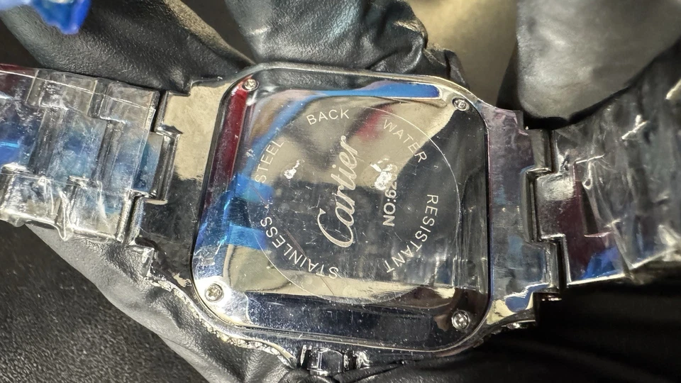 Reloj Cartier para hombre plateado acero inoxidable Foto 4 de 4