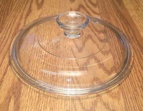 Vintage Pyrex Round Clear Glass Lid G-5-C Corning Ware 7” Replacement Lid