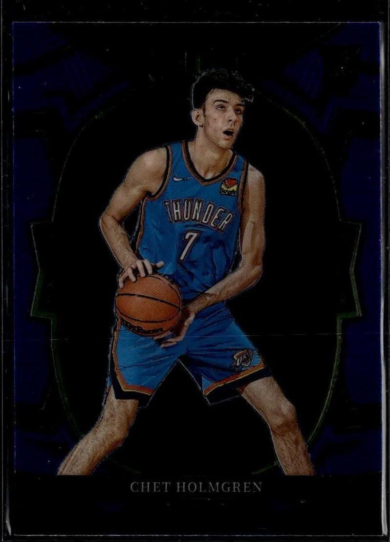 2022-23 Panini Select #83 Chet Holmgren Blue (Retail Base)