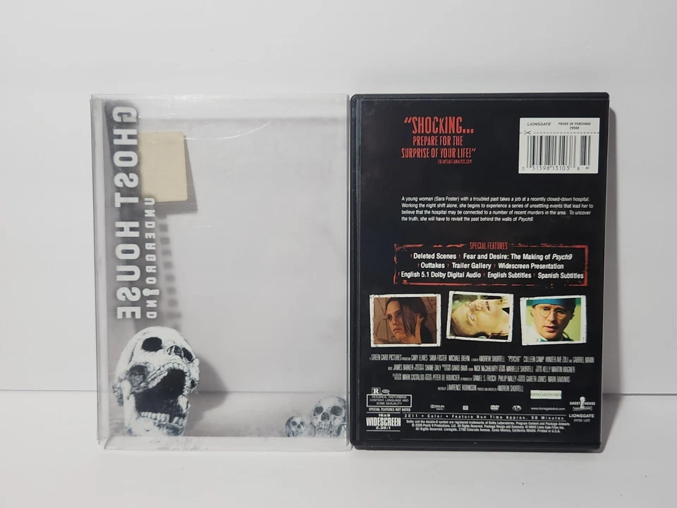 Psych:9 (DVD, 2010), Clear Sleeve/Slip-Cover, Ghost House - Image 2 of 4