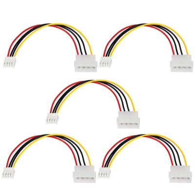Computer Molex 4 Pin Power Supply Extension Cable, 8 Inch IDE Power to Floppy...