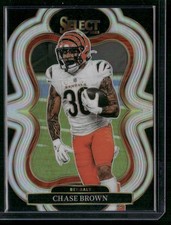 2025 Panini Select #357 Chase Brown Silver Prizm