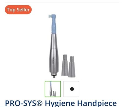 PRO SYS BencoDental Hygiene Handpiece Prophy Low Speed Motor 4 Hole 3 Nose Cones