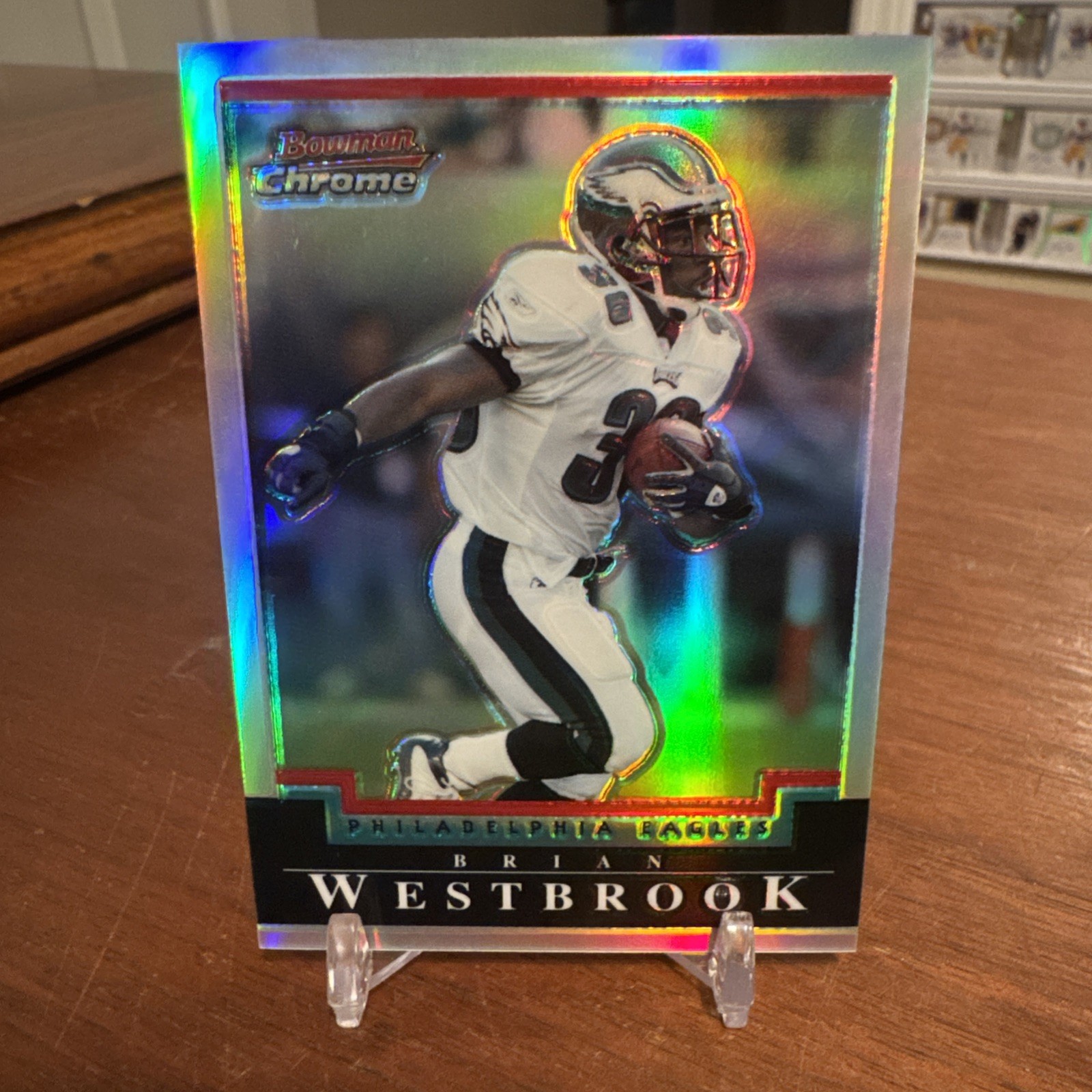 2004 BOWMAN CHROME REFRACTOR #89 - BRIAN WESTBROOK #ED 87/500