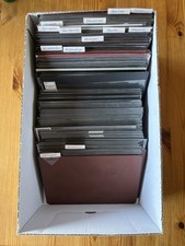 Briefmarken Lot 1 Karton voll Händlerlager Europa Blöcke Nominale Steckkarten