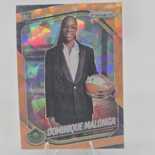 2025 Panini Prizm WNBA Dominique Malonga Orange Ice Prizm #144 Seattle Storm RC