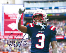 Demario Douglas Pop Douglas Signed Autographed 8x10 photo New England Patriots