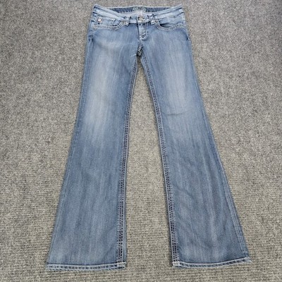 Big Star Casey Women s Jeans Tag 28R Slim Low Rise Bootcut Flare USA