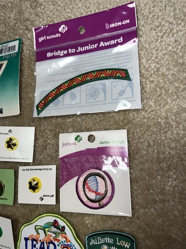 Lot Of 32 Girl Scout Patches & Pins - Picture 12 of 12