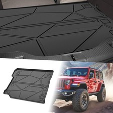 Frachtraumabdeckung für Jeep Wrangler 18-24, Kofferraummatte, 1 Stück, Schwarz