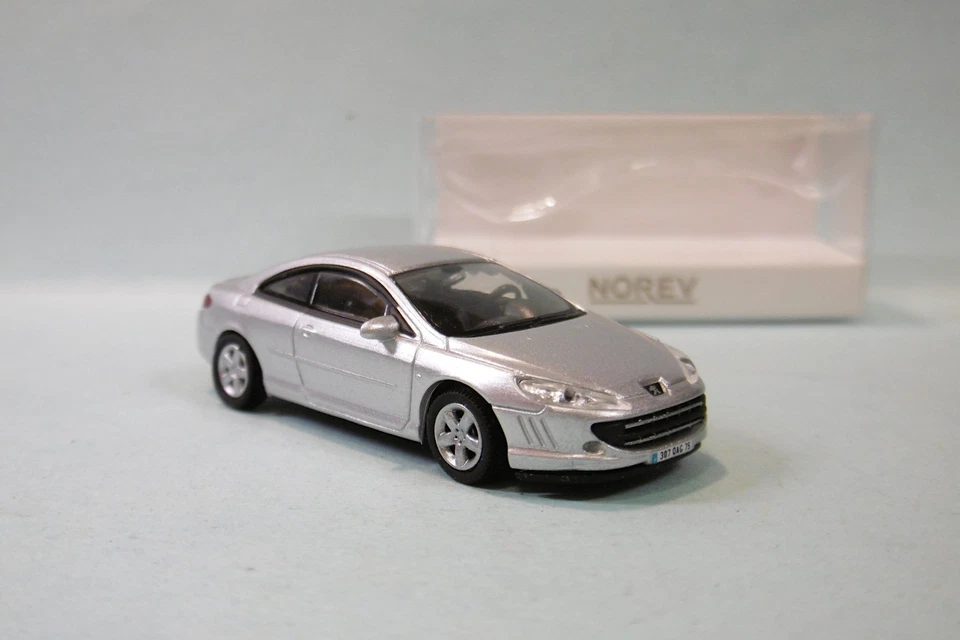 Norev - PEUGEOT 407 COUPE 2006 gris métallisé réf. 474783 Neuf NBO HO 1/87 - Photo 1/3