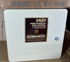 Ademco 342R Deluxe Home Burglar/Fire Alarm Control Panel Complete New Old Stock