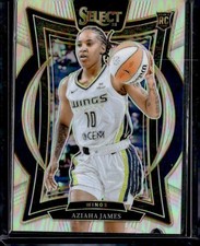 2025 Panini Select WNBA #76 Aziaha James Silver Prizms