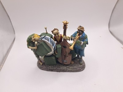 Dept 56 The Zombies 811779 Halloween Village Rock Band Drum Cello Trumpet Voodoo
