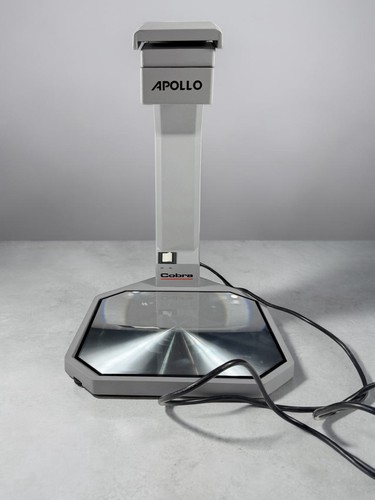 Apollo Cobra VS-3000 Portable Overhead Projector w/ Case Tested Working