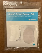 Brava Ostomy Support Belt For Hernias  Outward Areas White Size XL  37-42 NIP