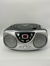 Sylvania SRCD243M Portable CD Player / AM-FM Radio / Boombox Black - Tested