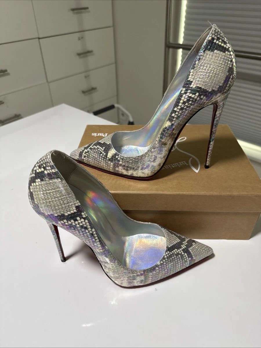 Christian Louboutin シルバー スパイク ハイヒール Christian