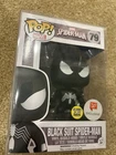 Marvel Black Suit Spiderman Funko Pop Walgreens Exclusive Glow In The Dark