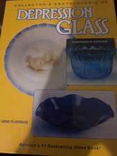 Depression Glass by Gene Florence A signed Copy