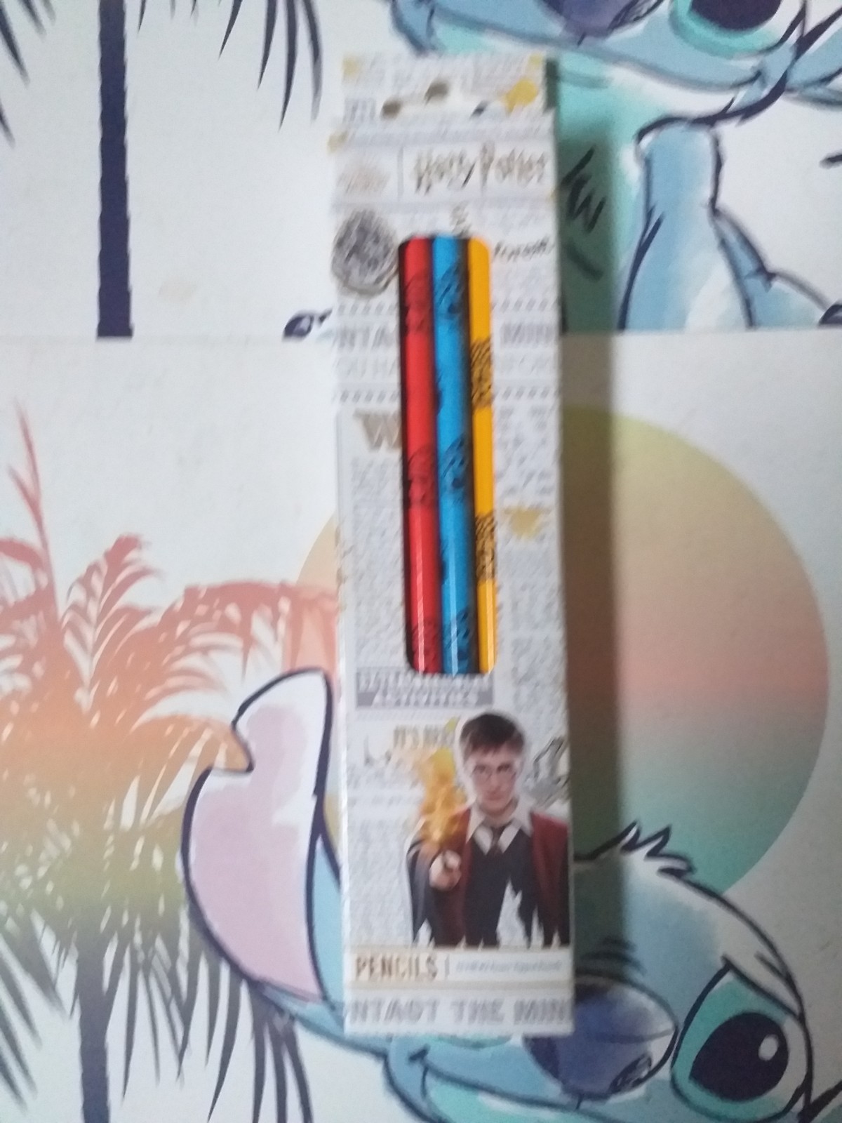 HARRY POTTER PRE SHARPENED HB#2 PENCILS WITH ERASER TIP X 12 PACK