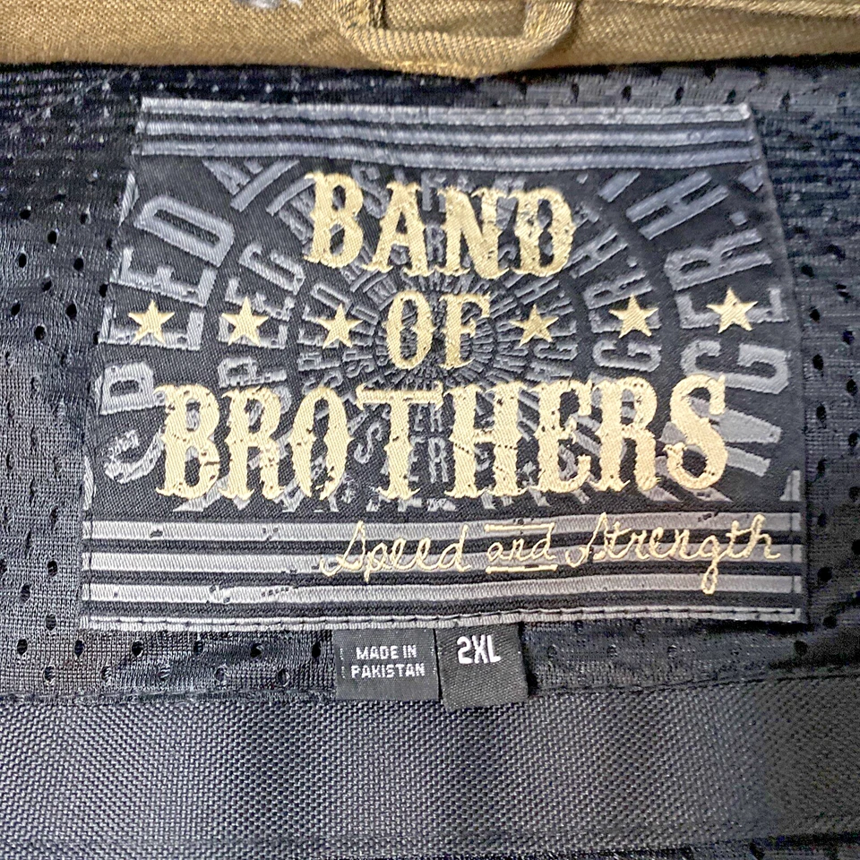 Speed & Strength Band of Brothers Armored Motorcycle Jacket Sz 2XL Leather Denim - Image 3 of 4