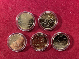 USA Quarters Maine Acadia National Park Michigan Wisconsin und Iowa