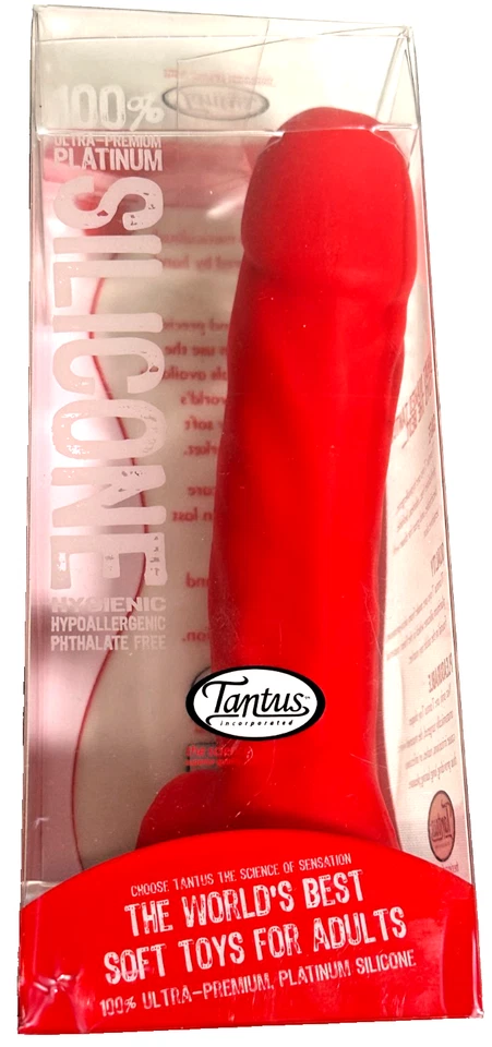 Tantus Daddy Rojo - Silicona Platino - Altamente Clasificado y RARO - NUEVO EN CAJA - ¡ÚLTIMO! Foto 2 de 4