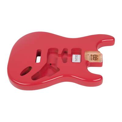 AE Guitars  S-Style Alder Replacement Guitar Body Fire Engine Red