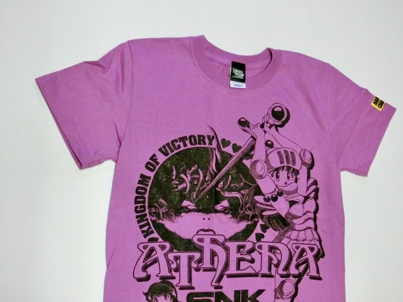 HARDCORE CHOCOLATE ATHENA T-shirt Lavender Purple SNK NEOGEO Japan