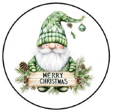 MERRY CHRISTMAS GNOME ENVELOPE SEALS LABELS STICKERS PARTY FAVORS