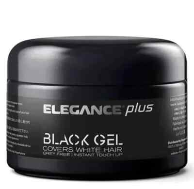 1X Elegance Plus Black Hair Gel Cover White Hair Originl 100ml جل اليجانس الأسود