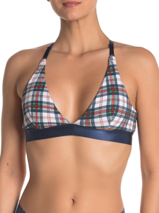 plaid bralette