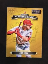 2021 Panini Diamond Kings Debut Artist Proof Blue Alec Bohm #DDK-PP Rookie Card 