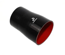 6" Length 4-Ply High Temp 4" to 3.5" ID Reducer Coupler Silicone Hose Pipe BLACK