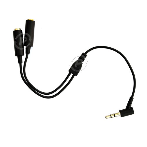 3.5mm Splitter Y Cable Replacement Cord For Bose QC3 QC15 OE2 AE2 IE2