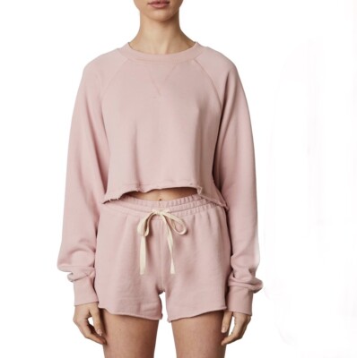 NIA Orchard Crop Cotton Blend pink Sweatshirt size XS