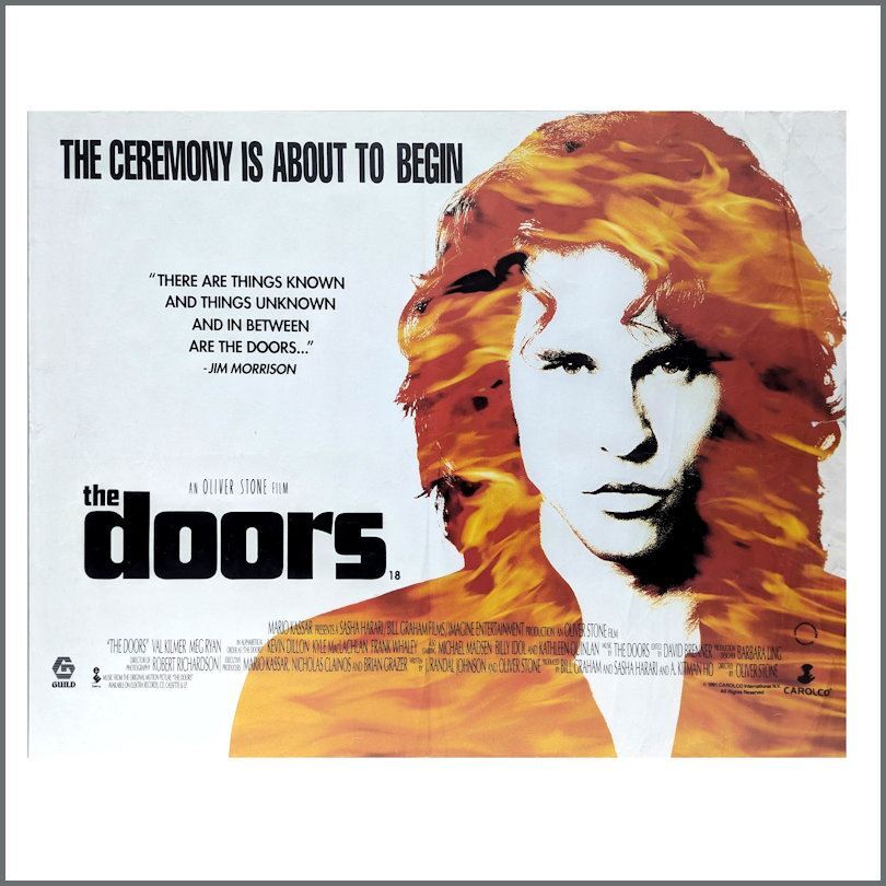 The Doors 1991 Promotional Film Poster (UK) | eBay