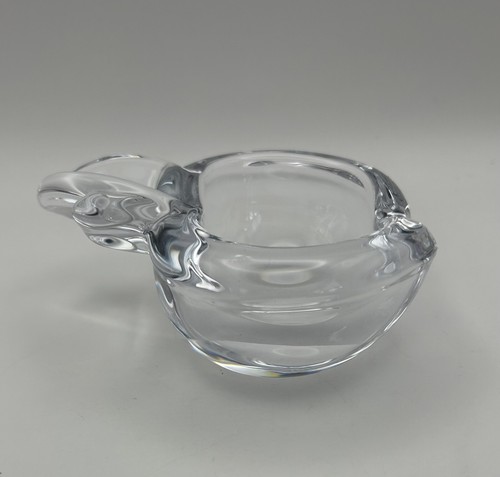 Art Vannes France fermacarte piatto portamonete mela cristallo 2,25”H x 3,5”W - Foto 5 di 10