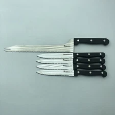 Ronco Showtime Six Star Knife 4x Steak Knives & Showtime Knife #1 & #14