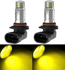 Led 20w 9005 Hb3 Yellow Two Bulbs Head Light High Beam Replacement Upgrade Stock