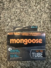 Mongoose Bike Tube for Fat Tire Bicycles Schrader Valve 20 x 3 inch Black New