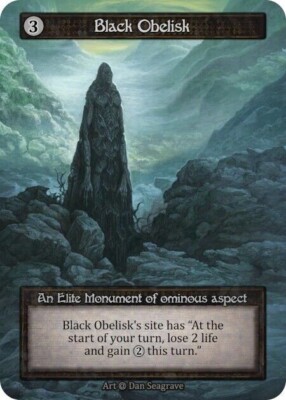 Sorcery Contested Realm Alpha Kickstarter - Black Obelisk - Elite Non Foil