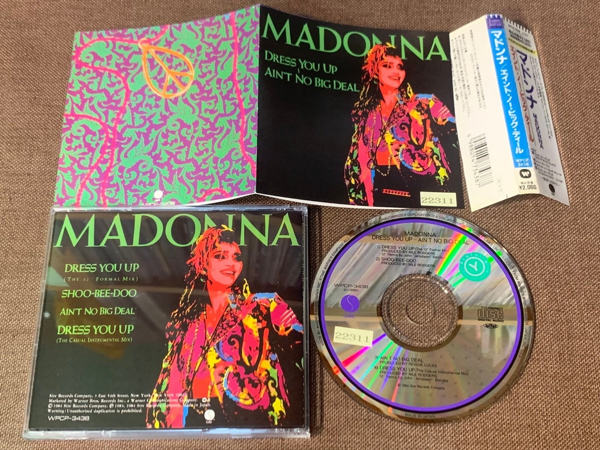 MADONNA Dress You Up~Ain't No Big JAPAN 4-track 5" MAXI CD WPCP-3438 OBI  Rental | eBay