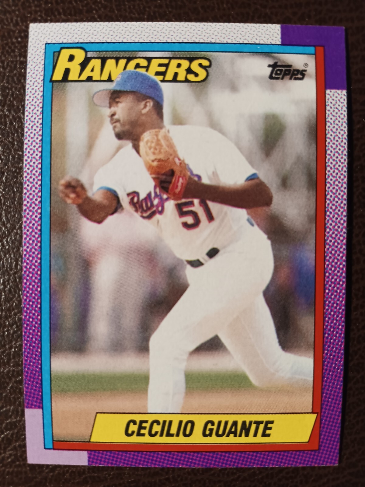 CECILIO GUANTE TEXAS RANGERS 1990 TOPPS BASEBALL CARD 532 eBay