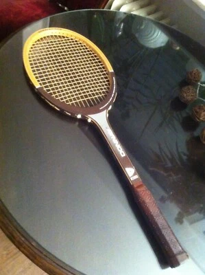 Raquette de tennis Donnay neuve L4 bois new old racket wood my choice Bjorn Borg - Photo 1/4